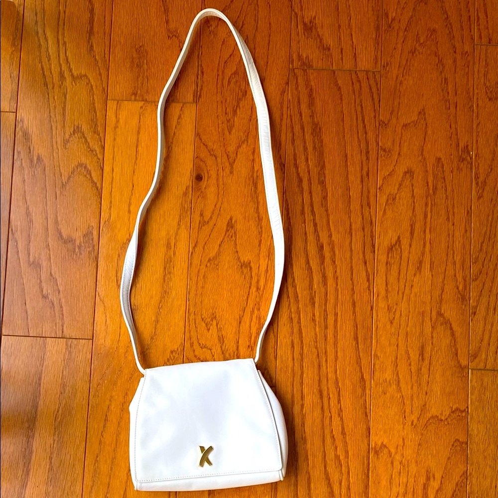 Paloma Picasso | white Italian leather purse